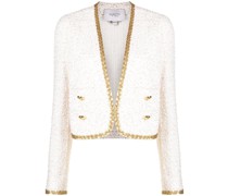 Cropped-Jacke aus Tweed