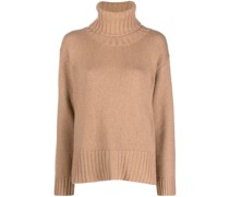 Gerippter Rollkragenpullover