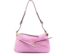 Schultertasche mit Logo-Print