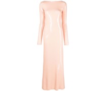 Rückenfreies Kleid mit Pailletten