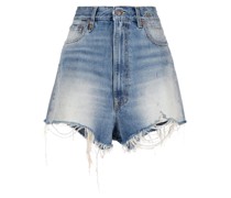 Jeans-Shorts im Distressed-Look