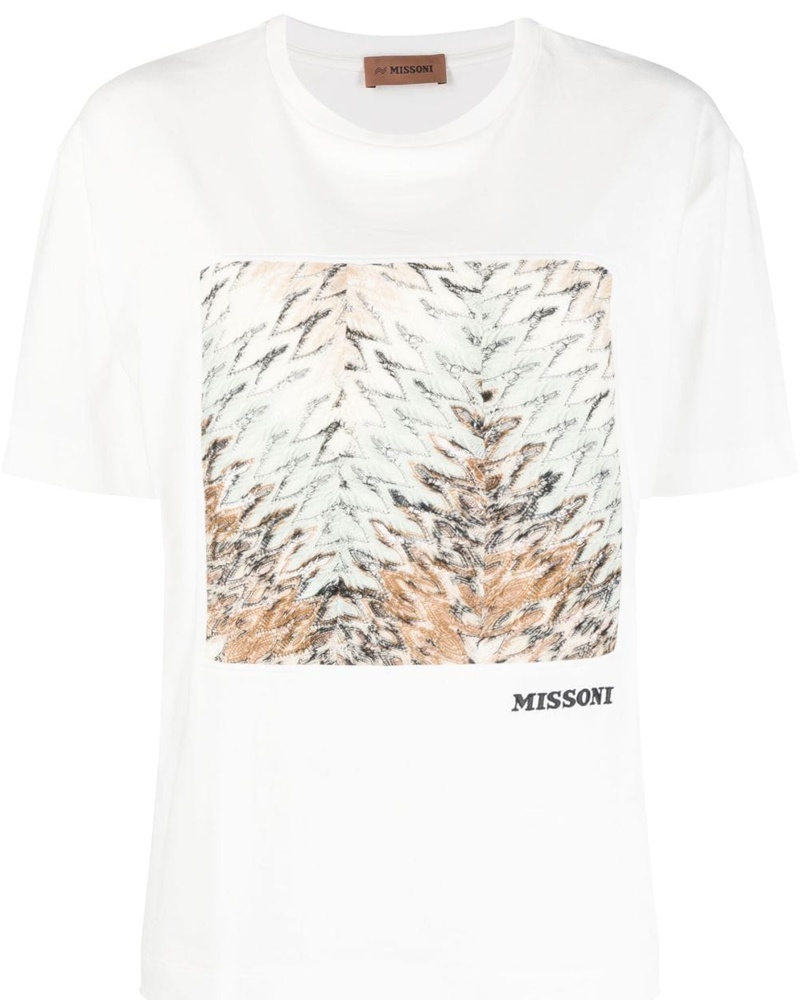 Missoni Damen T-Shirt mit abstraktem Print