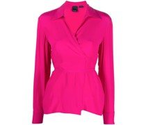 Klassische Wickelbluse