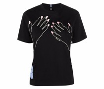 T-Shirt mit Hände-Print