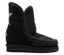 Stiefel mit Logo-Schild 100mm