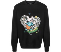 Sweatshirt mit grafischem Print