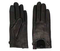 Re-Lock chain leather gloves