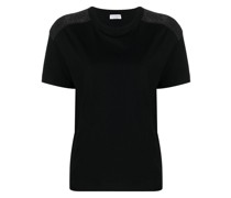 Cropped-T-Shirt mit Patch