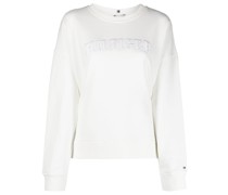 Sweatshirt mit Logo-Stickerei