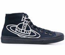 High-Top-Sneakers mit Logo