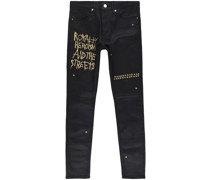 Jeans mit grafischem Print
