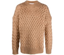 Strickpullover mit Webmuster