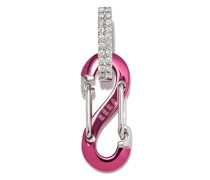 18kt Weißgoldohrring mit Diamanten
