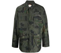 Jacke mit Camouflage-Print