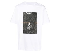T-Shirt mit Orbital-Print