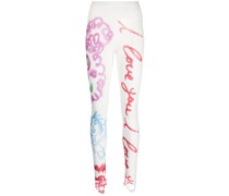 Leggings mit durchgehendem Print
