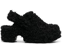 Faux-Fur-Clogs 60mm