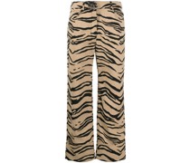 Gaia Schlaghose mit Zebra-Print