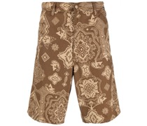 Shorts mit Bandana-Print