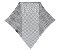 Mesh-Schal mit Kristallverzierung