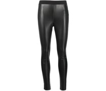 Schmale Hose aus Faux-Leder