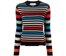 Gestreifter Strickpullover