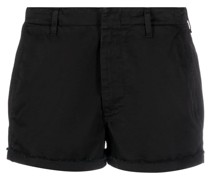 Halbhohe Jeans-Shorts