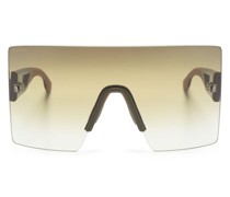 Rahmenlose Oversized-Sonnenbrille