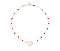 18kt Gelbgoldarmband mit Diamanten