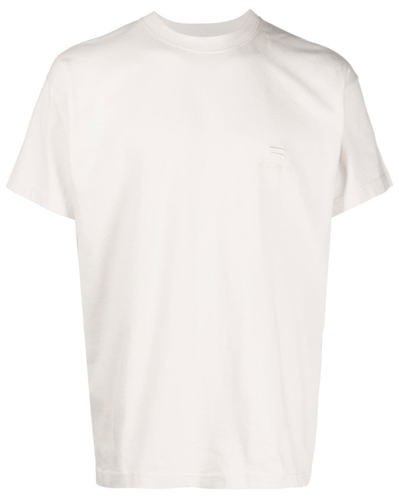 Balenciaga Damen T-Shirt mit rundem Ausschnitt