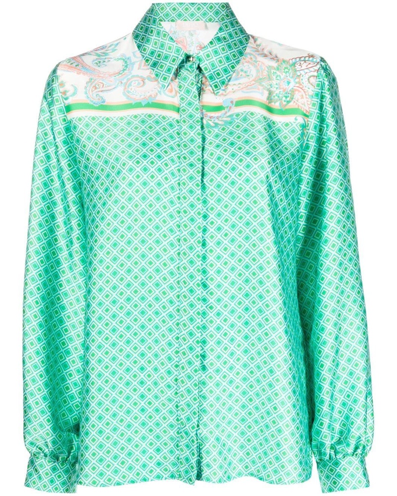 Liu Jo Damen Hemd mit grafischem Print