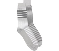 Socken mit 4-Bar-Streifen