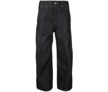 Weite Cropped-Jeans