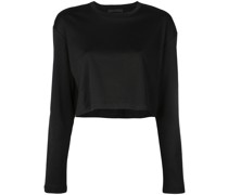 Langarmshirt im Cropped-Design