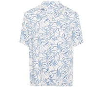Hawaiihemd mit Blumen-Print