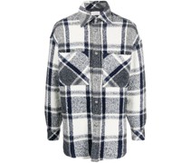 Kariertes Hemd aus Tweed