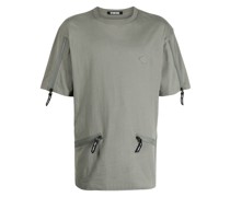T-Shirt mit Reißverschlusstaschen