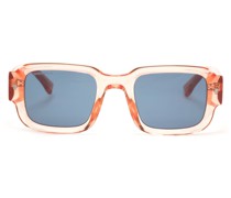 Sonnenbrille mit eckigem Gestell