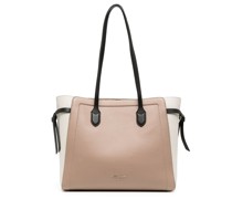 Handtasche mit Logo-Schild