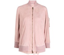 Bomberjacke aus Leder