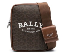 Kuriertasche mit Monogramm-Print