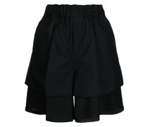 Joggingshorts im Layering-Look