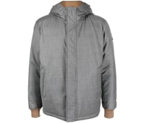 Gefütterte Jacke mit Logo-Patch