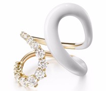 18kt Aria Jane Gelbgoldring mit Diamanten