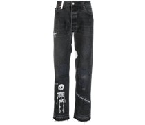 GALLERY DEPT. mid-rise straight-leg jeans