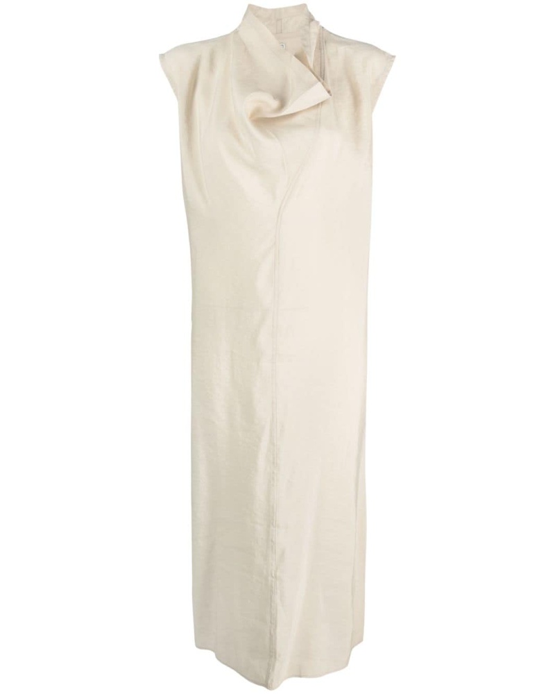 Totême Damen Drapiertes Midikleid