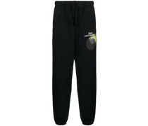 Jogginghose mit Slogan-Print