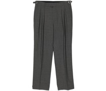double-pleat tailored trousers