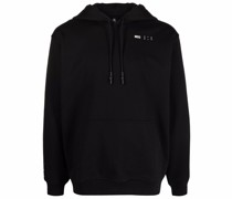 Hoodie mit Logo-Stickerei