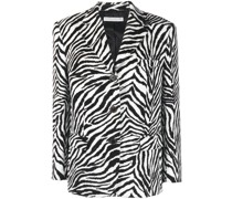 Blazer mit Zebra-Print